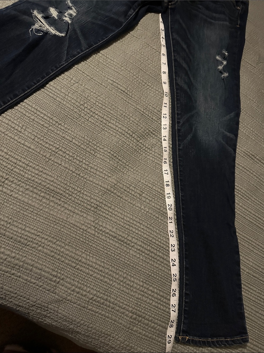 American Eagle Outfitters Dark Indigo Slim Jeans - Picture 3 of 9